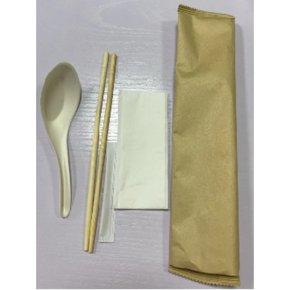 環保外賣餐具套裝（紙包）